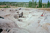 Catalhoyuk settlement  (Konia), the excavations